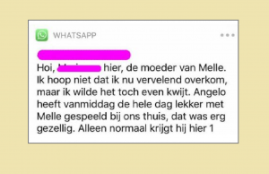 De moeder van Melle is gierigste moeder van Nederland na WhatsApp-berichtje! WhatsAppje