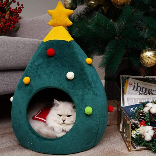 Kerstboom-Kattenmand