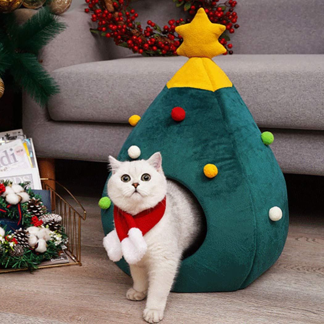 Kerstboom-Kattenmand