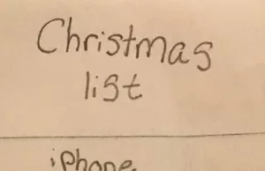 Vader deelt het bizarre verlanglijstje van zijn 10-jarige dochter! Verlanglijstje