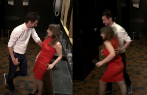 Gelekte beelden: First Dates-barman duikt toilet in met deelneemster! First Dates