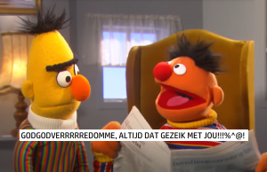Dit wil je zien: Bert en Ernie met de stemmen van Tiny en Lau! Bert en Ernie