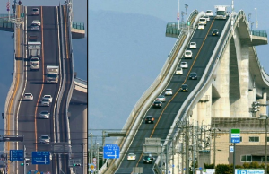 Meest bizarre brug ter wereld zorgt voor paniekaanvallen bij bestuurders! Brug