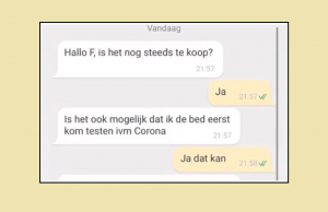 Mafklapper op Marktplaats heeft nogal vreemd verzoek aan verkoper! Marktplaats