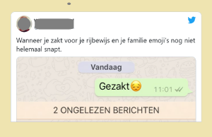 Wanneer je moeder emoji’s op WhatsApp niet helemaal begrijpt, pijnlijk! WhatsApp