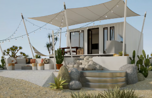 Zien: Priscilla zegt hypotheek op en woont nu in een Zeecontainer-Paradijs! Zeecontainer-Paradijs