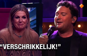 Maxima gaat stuk om verschrikkelijk vals optreden van Tino Martin! Maxima