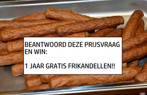 YES: Doe aan deze online prijsvraag mee en win 1 jaar GRATIS FRIKANDELLEN!! Prijsvraag