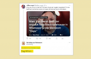 Willem Engel valt keihard door de man door satirisch nieuwsbericht als waarheid te zien! Willem Engel