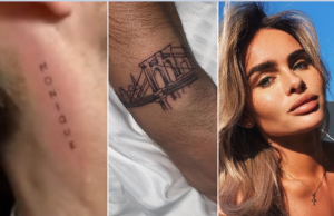 Zien: André Hazes laat tatoeage zetten van Sarah, naast die van Monique en Bridget!