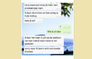 WhatsApp-oplichter doet alsof hij ladderzat is om spelfouten te verbloemen! WhatsApp