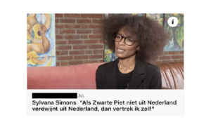 Vertrekt Sylvana Simons uit Nederland als er “niks gaat veranderen”? Sylvana Simons