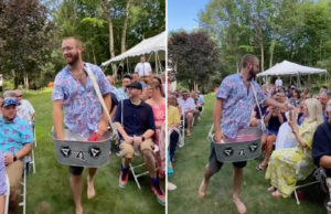 Geniaal: Bruiloft heeft een ‘Bierjongen’ in plaats van traditioneel ‘Bloemenmeisje’! Bruiloft