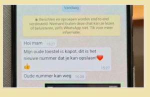 WhatsApp-oplichter krijgt foto van “moeder”, gesprek valt in één klap stil! WhatsApp