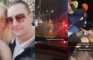 Video: Samantha de Jong en vriend vallen onschuldige verkeersregelaar aan! Samantha de Jong