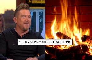 Zien: Johnny de Mol pijnlijk afgeslacht door knisperend haardvuur op SBS6! johnny de mol