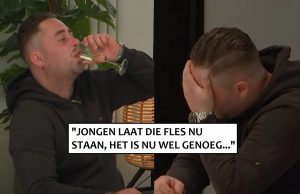 Gast in Lang Leve de Liefde zuipt iets te lang door in zijn uppie! Lang Leve de Liefde