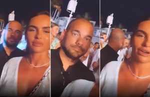 Sarah van Soelen wil aandacht van Wesley Sneijder maar wordt gedist!