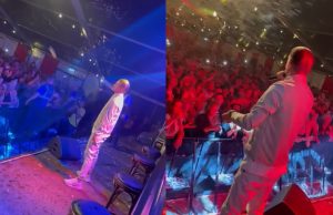 Video: Mart Hoogkamer stopt wéér met optreden na giga bierdouche! Mart Hoogkamer