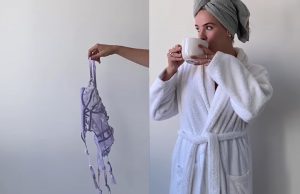 Video: Bouwvakker spotten uitkledende Juultje Tieleman door het raam! Juultje Tieleman