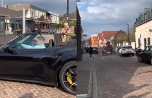 Video: Mark Gillis scheurt opnieuw door woonwijk, verliest controle! Mark Gillis
