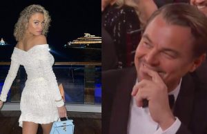 Zien: Leonardo DiCaprio lacht Rose Bertram uit wanneer ze valt tijdens twerken! Rose Bertram