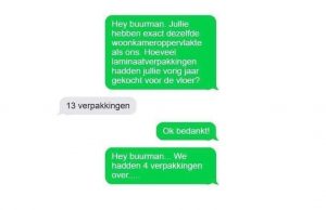 Nieuwe buurman blijkt minder hulpvaardig dan gedacht!