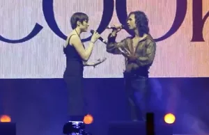 Mia en Dion herkansen Songfestival-liedje in AFAS Live: ‘M’n ramen zijn gesprongen!’ Songfestival