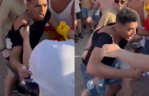 Zakkenroller met traangas op Defqon.1 genadeloos aangepakt door omstanders! Defqon.1