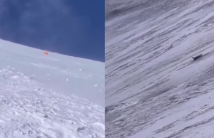 Bizar: Toeristen filmen hoe meerdere lichamen voorbij glijden op Mount Everest! Mount Everest