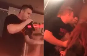 Heerlijk: Rapper Sjors ramt biergooier in zijn gezicht tijdens optreden! Rapper Sjors