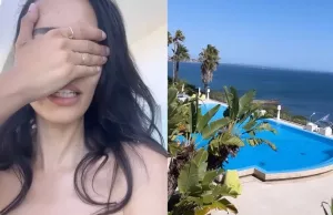 Romy Monteiro heeft behoorlijk oeps-momentje met spiegelbeeld op vakantie! Romy Monteiro