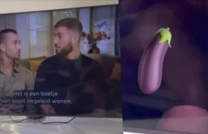 Dé beelden: Dries Roelvink urenlang poedeltjenaakt in tv-reflectie te zien op Instagram! Dries Roelvink