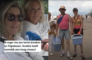 Invasie van mannen in korte broeken met koelboxen in Knokke vanwege ‘Kakmadam’! Kakmadam