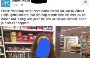 Flinke kritiek op Albert Heijn die Karin na 30 jaar in dienst bizar ‘geschenk’ geeft! Albert Heijn