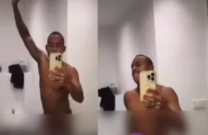 Feyenoord speler Igor Paixão plaatst filmpje, dansend en poedelnaakt voor de spiegel! Igor Paixão