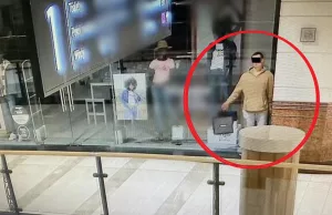 Zien: Gast doet alsof hij een paspop is om na sluitingstijd de winkel leeg te roven! Paspop