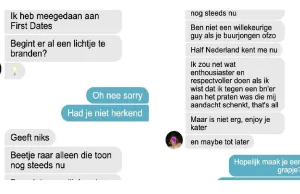 Gesprek: Oud-deelnemer First Dates loopt gigantisch naast zijn schoenen op Tinder! First Dates