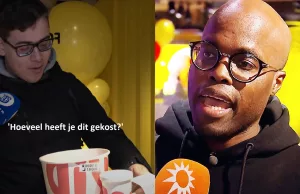 Bizar: Dit kost 1 bakje kipstukjes en 2 broodjes kip bij FC Kip van Jandino Asporaat! Jandino Asporaat