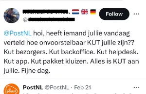 PostNL reageert genadeloos op k*t-klacht van Michael! PostNL