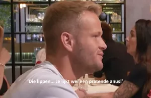Gast in First Dates tegen zijn date die vol botox zit: ‘Je lijkt wel een pratende anus!’ First Dates