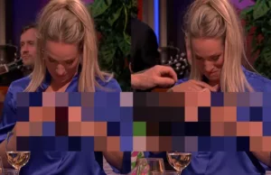 Losschietende knoop bij Hélène Hendriks zorgt voor fijne beelden in De Oranjezondag! Hélène Hendriks