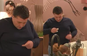 Jan is woest dat zijn date zijn trui nat spettert in Lang Leve de Liefde! Lang Leve de Liefde