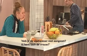 LLDL-Martin boos op Namaya omdat ze als vrouw de vaatwasser niet aan heeft gezet! LLDL