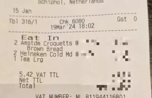 Bi-zar: Dit betaal je tegenwoordig voor twee kroketten en twee biertjes op Schiphol! Kroketten