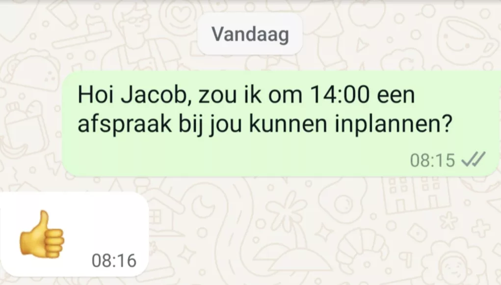 Duimpje omhoog-emoji