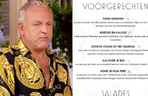 Gordon presenteert dinerkaart, opvallend hoge prijzen: ‘Dit kost één frietje!’ Gordon