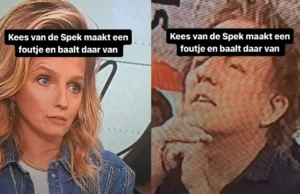 Kijkers van quiz stomverbaasd door Kees van der Spek die met k-woord lijkt te schelden! Kees van der Spek