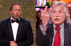 Johan Derksen met de grond gelijk gemaakt door Peter Pannekoek bij Televizier-Ring Gala! Peter Pannekoek