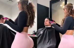 Kapster Madelon zit altijd maanden vooruit volgeboekt, Jay komt drie keer per week! Kapster